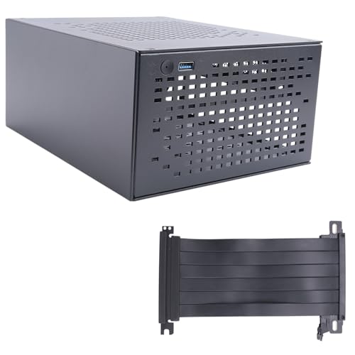 Gabinete para PC A07 Mini ITX, chasis HTPC con panel lateral de vidrio templado y puerto USB 3.0 (modelo 00115760A3) miniatura 3