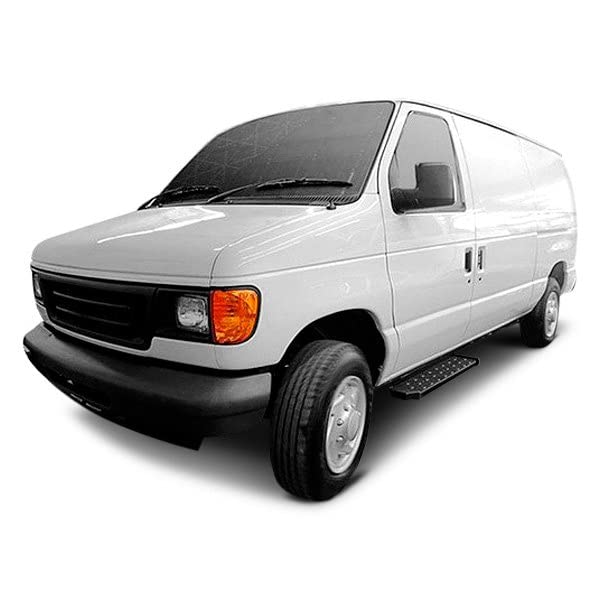 Estribos Trailfx RBV09B para vans, negro, acero miniatura 3