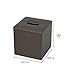 J JACKCUBE DESIGN Square Tissue Box Cover Holder Case Cover Holder Box Napkin Holder Organizer Stand(Brown, 5.4 X 5.4 X 5.6 inches)- :MK272A