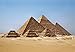 Produktbild 1art1 Ägypten Die Pyramiden Von Gizeh, 3-Teilig Fototapete Poster-Tapete 360x250 cm