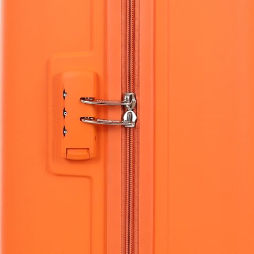 Image of American Tourister 3PC PP Ivy 2.0-8 Wheel, Set (Small + Medium + Large) Hard Suitcase for Travel /Trolley Bag with Combination Lock & Smooth Sliding Double Wheel - Tan Orange, 55 Cm, 68 Cm, 79 Cm