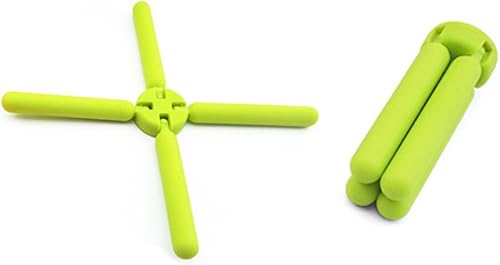 OKUMEYR Trvlpod - Soporte para ollas de silicona expandible en caliente, salvamanteles plegables de silicona, sin silicona, manteles individuales de OKUMEYR Trvlpod - Soporte para ollas de silicona expandible en caliente, salvamanteles plegables de silicona, sin silicona, manteles individuales de