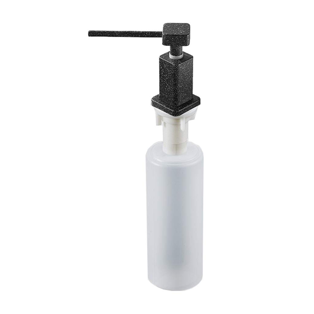 Dozownik mydła w kuchni, mosiężny blat, pompa dozująca balsam do naczyń w płynie 250 ML / 8.4 uncji Butelka na mydło Wbudowana ręczna pompa do zlewozmywaka Dozowniki mydła
