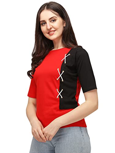 Image of Leriya Fashion Women Dori Design Top with Cap Sleeves for Office Wear, Casual Wear, Under 399 Top for Women /Girls Top