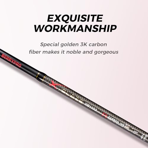Image of BERRYPRO Surf Rod Pure Carbon Surf Spinning Rod Graphite Surf Fishing Rod (9' /10' /11' /12') (9'-Spinning-2pc)
