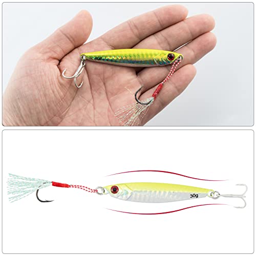 image for Dr.Fish Metal Jigs Casting Jigs Assortment 5 Jigging Spoon Minnow Long