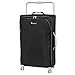 it luggage World's Lightest New York Softside 8 Wheel Spinner, Dark Grey, Checked-X-Large 32-Inch