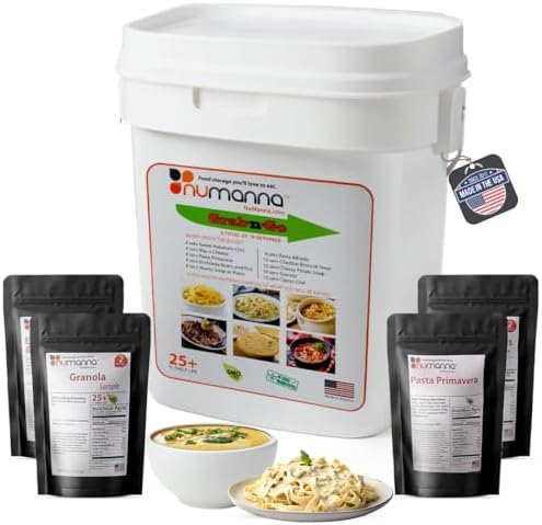 Numanna Grab-N-Go Food Bucket, 80 Meals