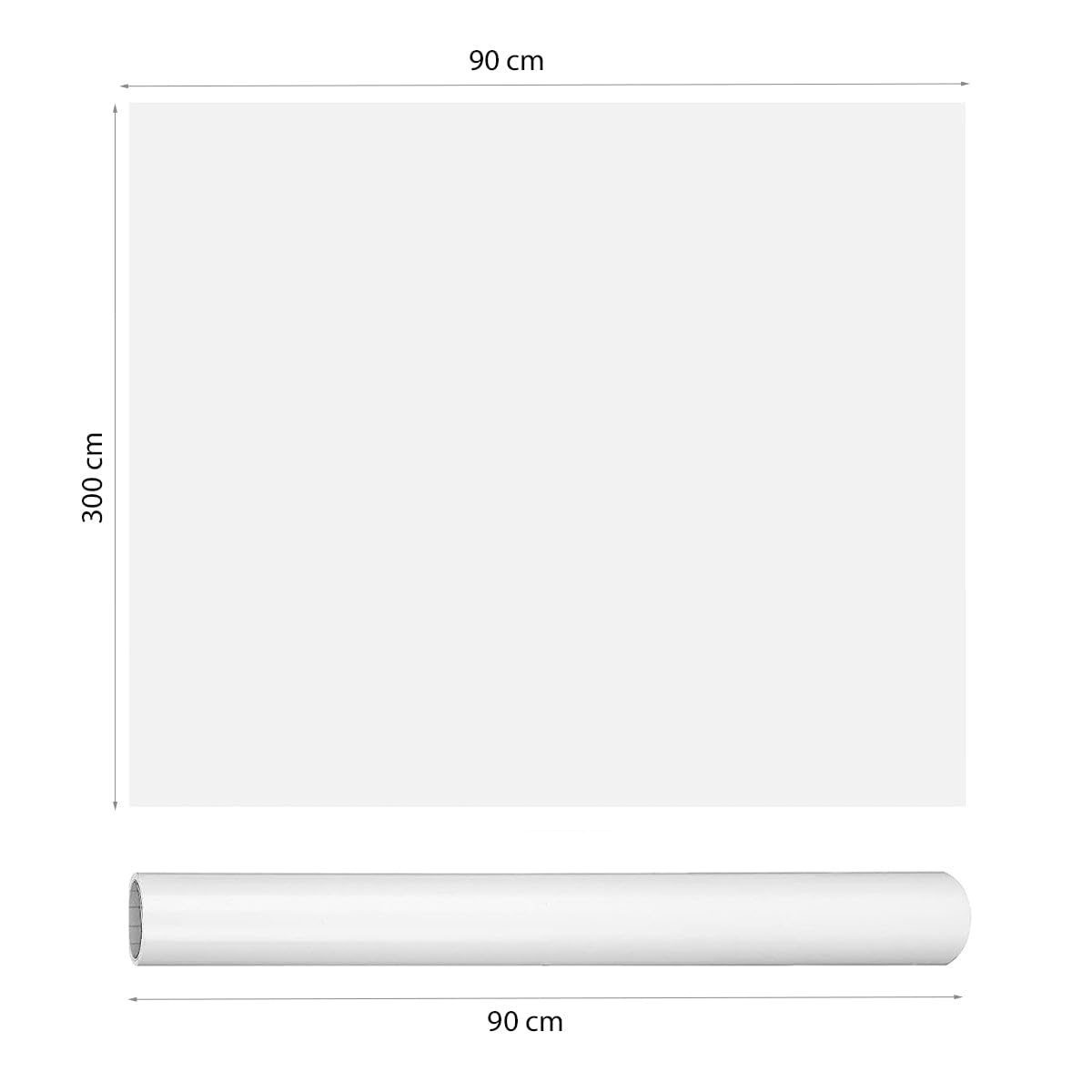 Film pour tableau blanc XL Electrostatique - 300 x 90 cm