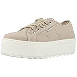  victoria Plataforma VICTORIA Sierra Lona 109302-WOMEN para Mujer Beige 39