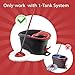 Spin Mop Replacement Head, 3 Pack Mop Replacement Head Easywring 1-Tank System, Easy Cleaning, Microfiber, Spin Mop Refills, Machine Washable