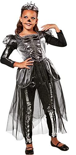 Disfraz completo Skeleton Princess para niñas talla Large miniatura 3