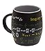 Decodyne Math Mug, 15 oz. Coffee Mug Featuring Famous Mathematical Formulas