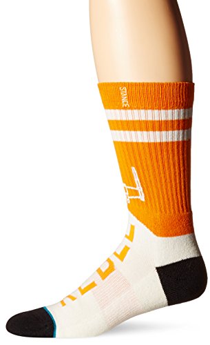 Stance Men's Varsity Rebel Star Wars Classic Crew Sock, Orange, Sock Size:10-13/Shoe Size: 6-12