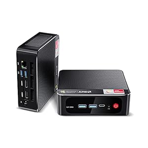 Beelink Ryzen Mini PC SER3 with AMD Ryzen 7 3750H (16GB RAM, 500GB NVMe SSD), 4K@60HZ Dual Display, High Performance…