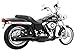 Freedom HD00111 Exhaust (Union 2-Into-1 Black Dyna)