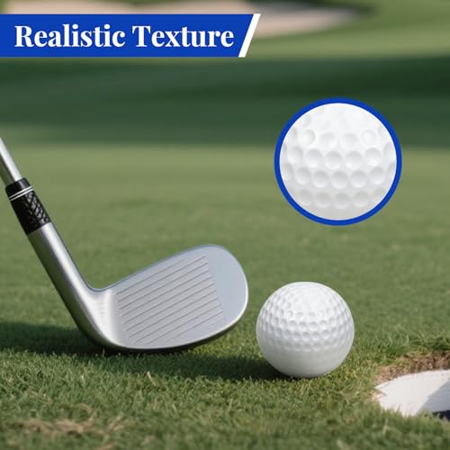 Image of 26 Pack Foam Golf Practice Balls - Realistic Feel and Limited Flight Training Balls for Indoor or Outdoor White