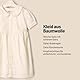 Amazon Essentials x Sofia Grainge Mädchen Kleid aus Baumwollsatin mit Kragen, Elfenbein, 3 Jahre