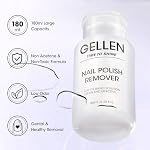Gellen Nail Polish Remover, Non Acetone Nail Polish Remover for Quick Dry Nail Polishes, Gentle Polish Remover Pump, Ultra-Powerful Clear Fingernail Polish Remover, 6.09 Fl Oz - Image 3
