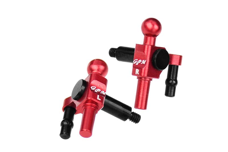 4140 Carbon Steel & 7075 Alloy Front Knuckle Arms for KYOSHO RC Cars Mini-Z Racer MR-04 Upgrade Parts - Red
