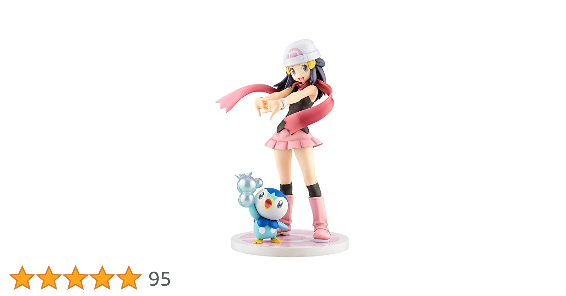 KOTOBUKIYA - ARTFX J ヒカリ with ポッチャマ ポケットモンスター 1/8 完成品 フィギュア(PP858) コトブキヤ ARTFX J 『ポケットモンスター』シリーズ ヒカリ with