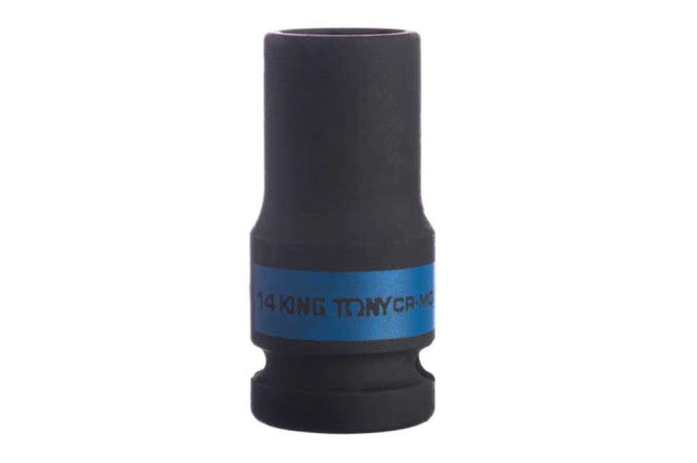 KING TONY 483514M Socket De Impacto Long Pared Fina 1/2" 14mm for DIYers & Professionals