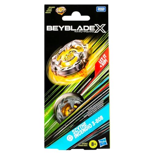 Beyblade X Scythe Incendio 3-80B Top Booster Pack Set