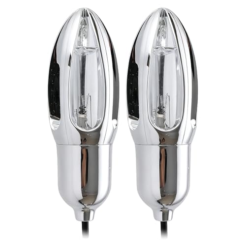 Lampe UV Désodorisation Stérilisation pour Chaussures Sèche-Chaussures Chauffe-Bottes avec Minuterie pour Réduire les Odeurs et Déshumidifier (Argenté)