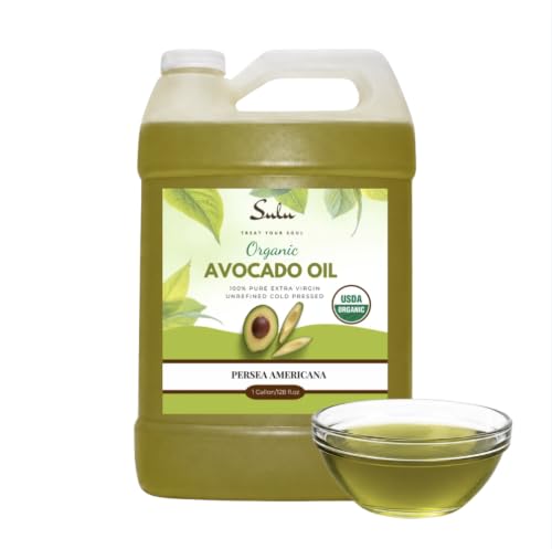 SULU ORGANICS Cold Pressed Unrefined Raw Avocado Oil