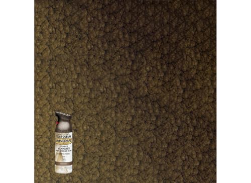 Image of Rust-Oleum 271479 Universal All Surface Forged Hammered Spray Paint, 12 oz, Chestnut