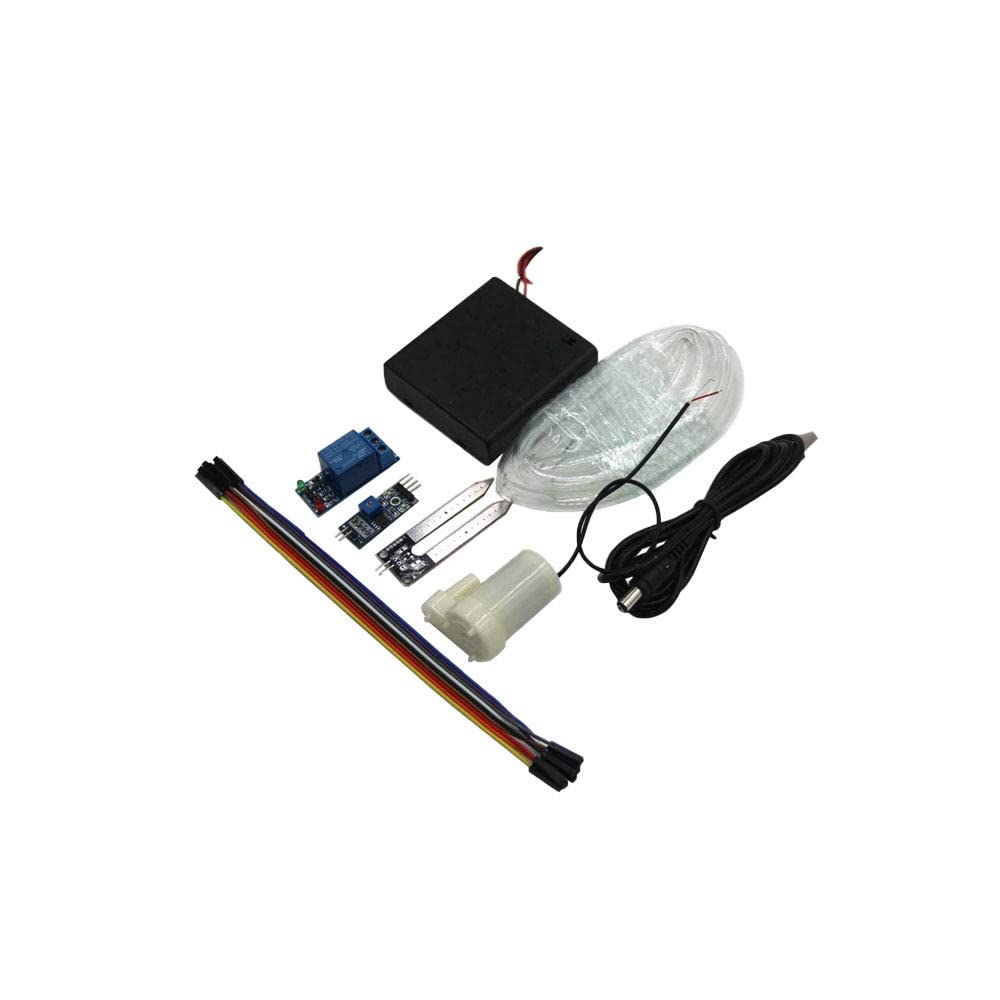 Soil Moisture Sensor Kit Automatic Watering System Manager with Mini Water Pump for