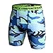 Short de sport pour homme - Séchage rapide - Camouflage - Collants moulants - Respirants - Pour jogging, course, fitness, gym, entraînement, multicolore, XL
