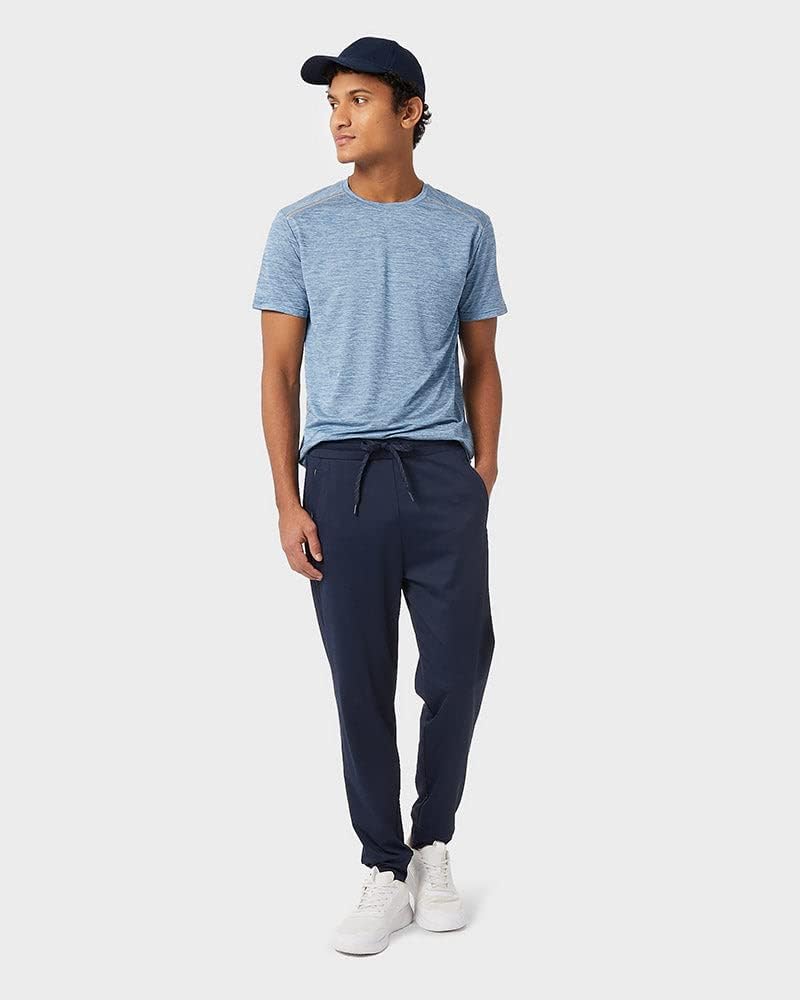 32 DEGREEES Men’s Ultra-Sonic Active T-Shirt | Slim Fit | Breathable | Moisture Wicking | Anti-Odor | Reflective