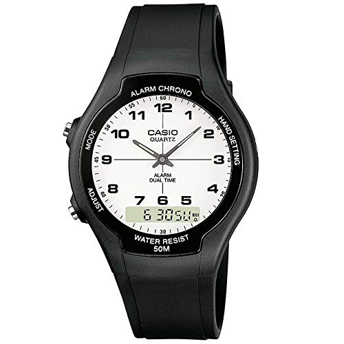 Casio AW-90H-7BVEF Reloj de Pulsera Analógico/Digital para Hombre Color Negro