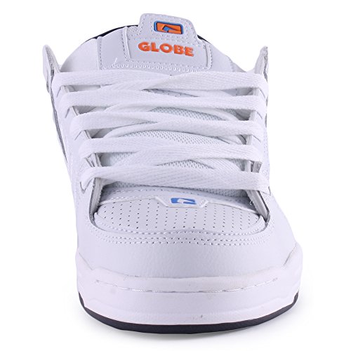 Image of Globe Fusion, Men's Skateboard Shoe, Multicolor White Blue, 13 US