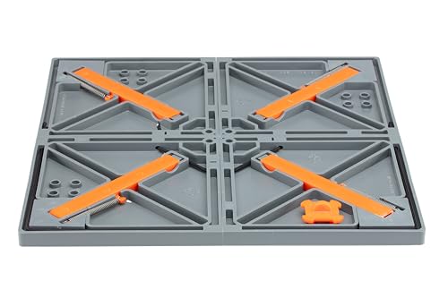 Crazy Creek Pack Table, Mesa plegable compacta de exterior 12 x 12 pulgadas, Gris y naranja miniatura 4