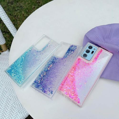 Coque Samsung Note S20 bleue brillante finition premium - 4