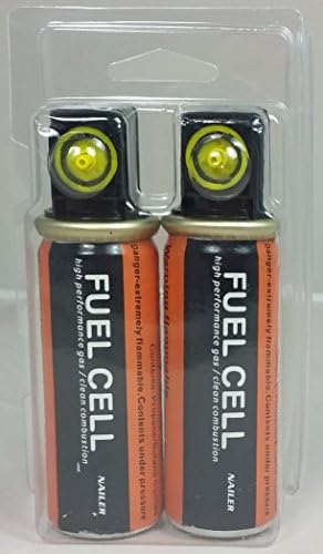 OrionPower OFC-3R Propylene-Butane High Pressure Gas Fuel Cell for Cordless Gas Nailers (Small Size 78 mm) (2 Pack)