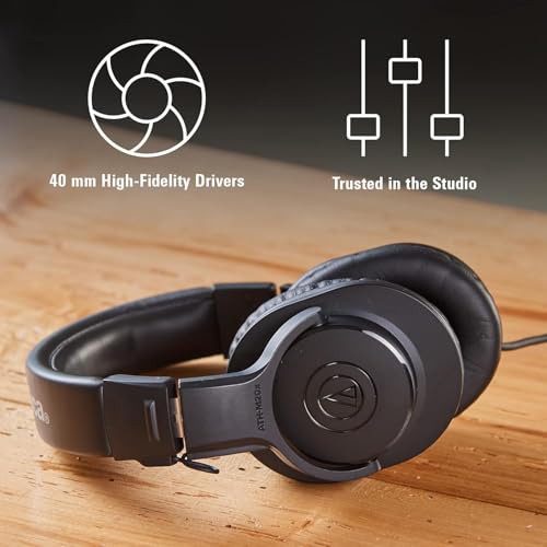 Audio-Technica ATH-M20X Professioneller Monitorkopfhörer Schwarz