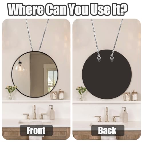 Image of 2 Pack Adjustable Picture Hanging Wire Kit, 1m x1.5mm Heavy Duty Mirror Frame Hanging Kit Stainless Steel Wire Rope, Supports Up to 66lbs for Hanging Pictures Artwork