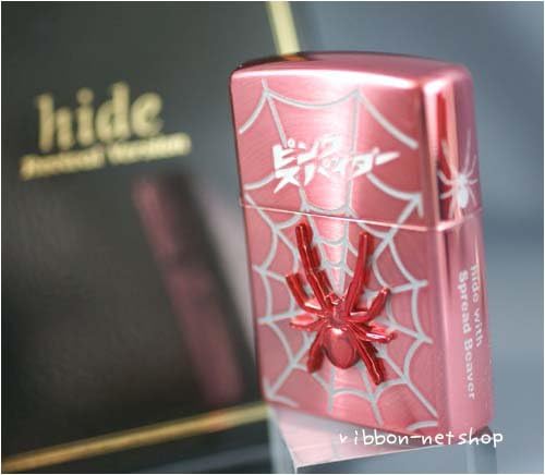 Zippoジッポ○hideジッポライターRevival Version○Pink Spider