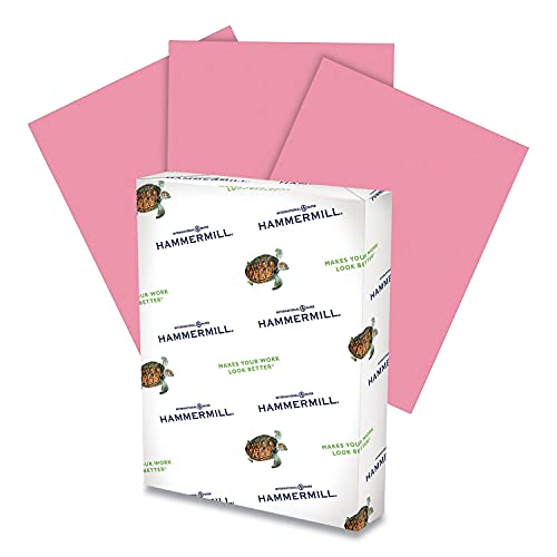 Image of Hammermill Fore MP Colors Paper 20# Letter Cherry 30% Recycled 500 /Ream HAM102210