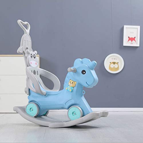 YWSZJ Baby Ride on Toys 2 In 1 Kinder Schaukelpferd Kinderwagen Kinder Schaukelstuhl Reiten Pferd Kinderzimmer Kleinkind… – Bild 4