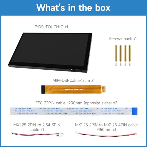 Image of KLAYERS 7-inch DSI Capacitive Touch Display with High-Resolution IPS Panel，Compatible with Raspberry Pi OS