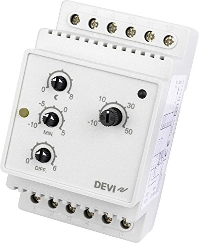Preisvergleich Produktbild Devi Thermostat devireg 316 NTC-Fühler Temperaturregler Reiheneinbau 5703466209240