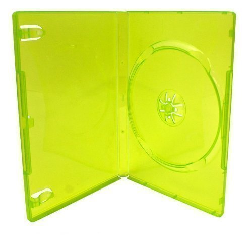 Vision Media Lot de 10 boîtiers pour jeu XBox 360 Vert transparent