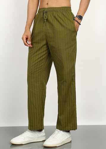 Image of Men's Cotton Linen Pajama