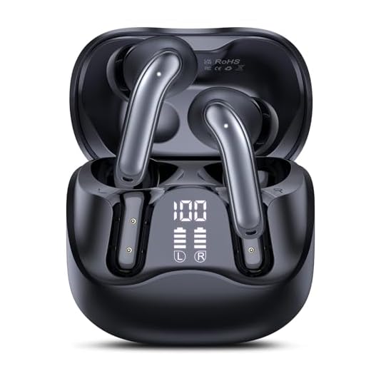 DUCOCUB Hybrid Active Noise Canceling Wireless Earbuds, 6 Mics ENC Clear Call Ear Buds, Hi-Res Audio Deep Bass Bluetooth 5.4 Headphones, 48H Playtime, IP7, 8 EQ Modes, Multipoint Connection