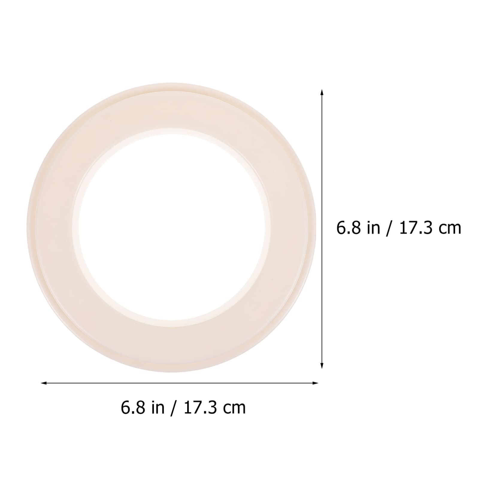 NAMOARLY Pizza Saucing Ring 1 Pc Diy Pizza Ring Practical Kitchen Baking Utensil Heat-resistant Plastic