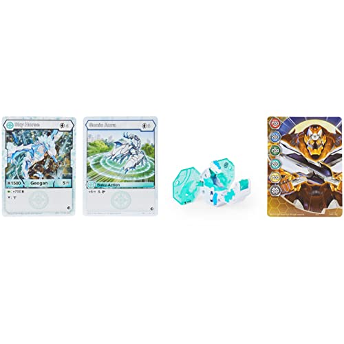 Bakugan 6062148 Geogan, Viperagon, Geogan Rising Collectible Action Figure And Trading Cards thumb #1